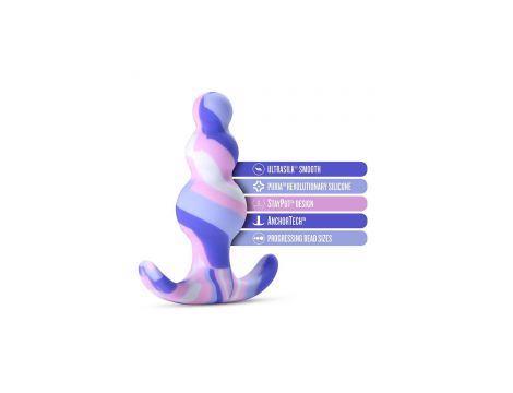 Korek analny silikonowy Blush Avant Twilight Blue - 10