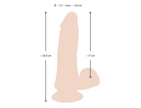 Wibrator wyginany Nature Skin z pilotem RC USB 20 cm - 8