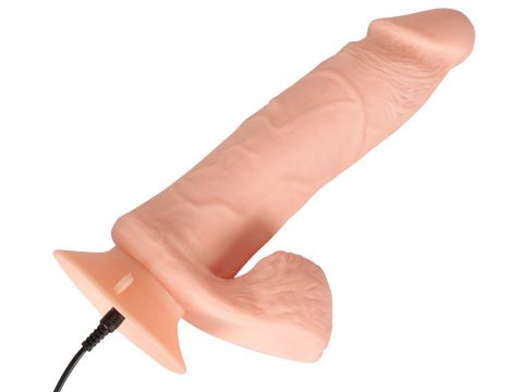 Wibrator wyginany Nature Skin z pilotem RC USB 20 cm - 21