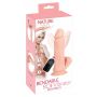 Wibrator wyginany Nature Skin z pilotem RC USB 20 cm - 2