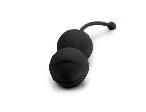 Kulki Kegla silikonowe Lovetoy czarne wodoodporne 20 cm - 2