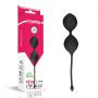 Kulki Kegla silikonowe Lovetoy czarne wodoodporne 20 cm - 2