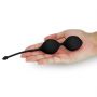 Kulki Kegla silikonowe Lovetoy czarne wodoodporne 20 cm - 4