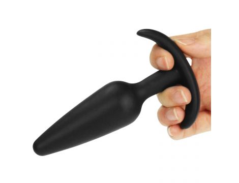 Korek analny silikonowy Lure Me Classic Lovetoy czarny 13 cm - 3