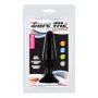 Korek analny silikonowy Lure Me Lovetoy czarny 11,5 cm - 2