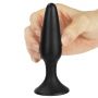 Korek analny silikonowy Lure Me Lovetoy czarny 11,5 cm - 8