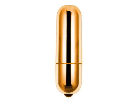 Mini wibrator bullet Lovetoy 10 prędkości złoty 5,9cm