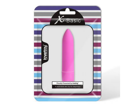 Mini wibrator bullet Lovetoy 10 prędkości różowy 9 cm - 2