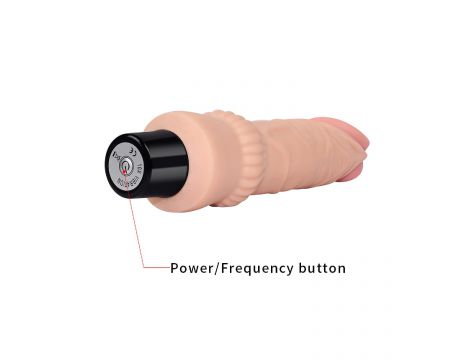 Wibrator realistyczny Real Softee Lovetoy 19 cm miękki - 5