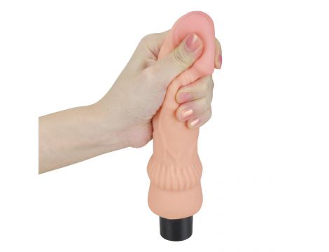 Wibrator realistyczny Real Softee Lovetoy 19 cm miękki - 2