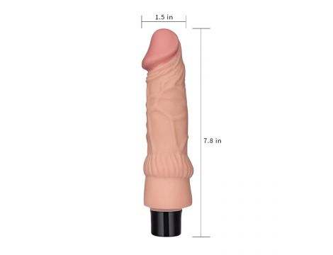 Wibrator realistyczny Real Softee Lovetoy 19 cm miękki - 4