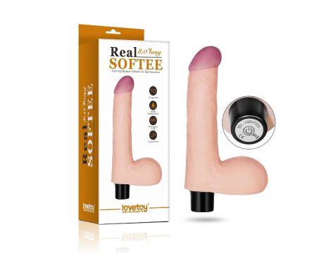 Wibrator realistyczny Real Softee Lovetoy 17 cm