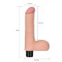 Wibrator realistyczny Real Softee Lovetoy 17 cm - 9