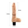 Wibrator realistyczny Lovetoy cyberskin 20,5 cm na baterie AAA - 7