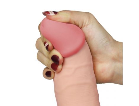 Wibrator realistyczny ultra miękki Lovetoy 20 cm - 5