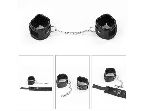 Zestaw deluxe bondage Lovetoy czarny - 5