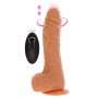 Wibrator dildo silikonowy ToyJoy jasny 20 cm z pilotem - 2