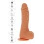 Wibrator dildo silikonowy ToyJoy jasny 20 cm z pilotem - 7