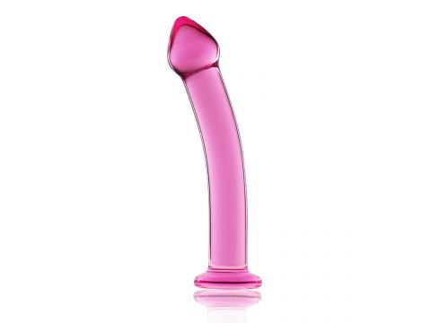 7.5"" Glass Romance Pink