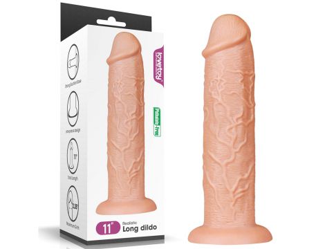 Dildo realistyczne Lovetoy 28 cm z przyssawką