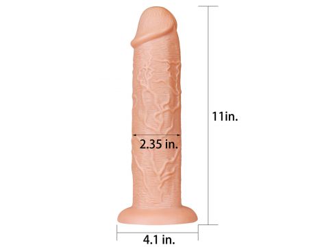 Dildo realistyczne Lovetoy 28 cm z przyssawką - 2