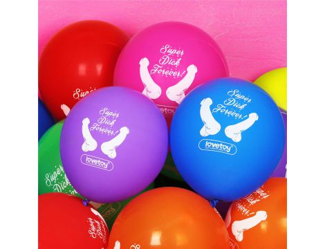 Balony panieńskie Super Dick Forever Lovetoy zestaw 7 - 6