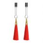 Silikonowe regulowane zaciski na sutki Glamor Tassel Lovetoy 14 cm - 2