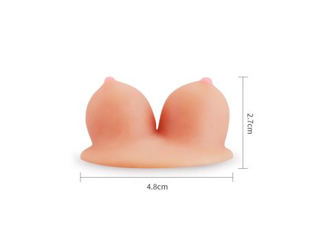 Stojak silikonowy Lovetoy w kształcie piersi - 6