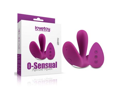 Silikonowy wibrator z pilotem Lovetoy O-Sensual USB 9 cm