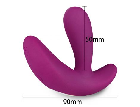 Silikonowy wibrator z pilotem Lovetoy O-Sensual USB 9 cm - 5