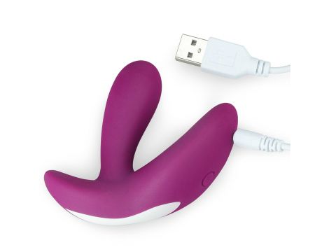 Silikonowy wibrator z pilotem Lovetoy O-Sensual USB 9 cm - 7