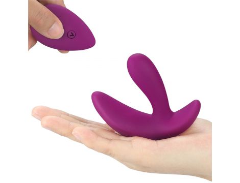 Silikonowy wibrator z pilotem Lovetoy O-Sensual USB 9 cm - 3