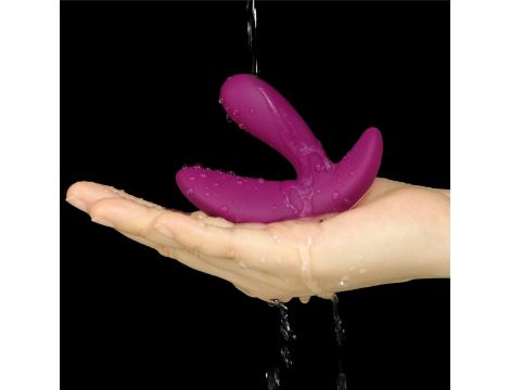 Silikonowy wibrator z pilotem Lovetoy O-Sensual USB 9 cm - 12