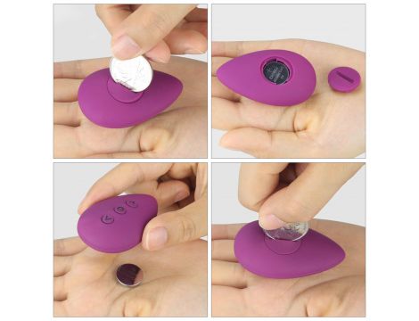 Silikonowy wibrator z pilotem Lovetoy O-Sensual USB 9 cm - 13