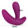 Silikonowy wibrator z pilotem Lovetoy O-Sensual USB 9 cm - 6