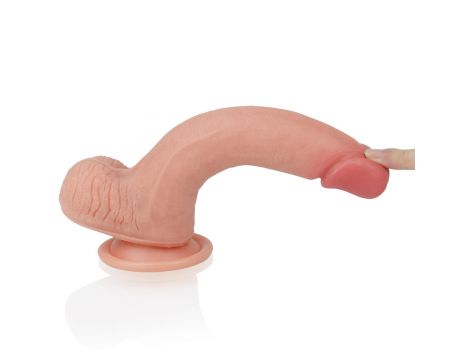 Realistyczne dildo dwuwarstwowe silikonowe Lovetoy 20.5 cm - 8