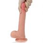 Realistyczne dildo dwuwarstwowe silikonowe Lovetoy 20.5 cm - 10