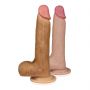 Realistyczne dildo dwuwarstwowe silikonowe Lovetoy 20.5 cm - 14