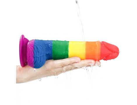 Realistyczne dildo Lovetoy Prider silikonowe 19 cm - 10