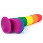 Realistyczne dildo Lovetoy Prider silikonowe 19 cm - 5