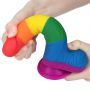 Realistyczne dildo Lovetoy Prider silikonowe 19 cm - 8