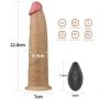 9.0'' Dual Layered Platinum Silicone Rotator - 3