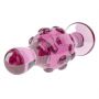 Szklany korek analny Lovetoy Romance różowy 11 cm - 6