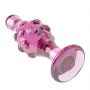 Szklany korek analny Lovetoy Romance różowy 11 cm - 7