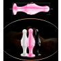 Szklany korek analny Lovetoy Romance różowy 11 cm - 9