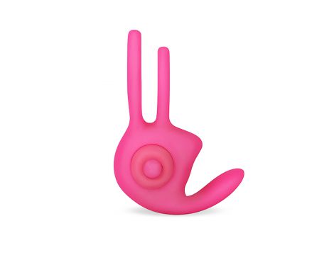 Pierścień wibrujący Lovetoy silikonowy różowy 10 prędkości - 4