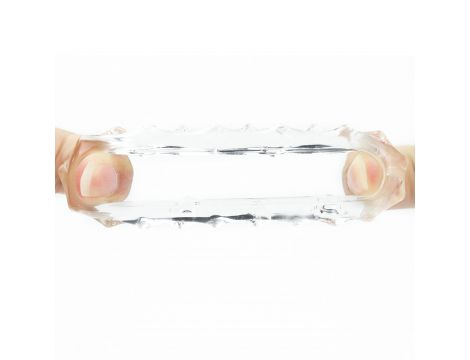Pierścień erekcyjny Lovetoy Power Plus transparentny rozciągliwy - 5