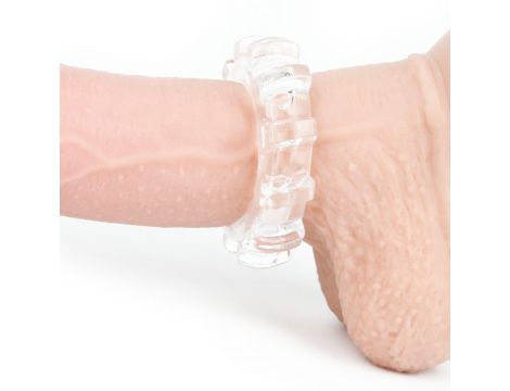Pierścień erekcyjny Power Plus Lovetoy TPE transparentny 4.5 cm - 4