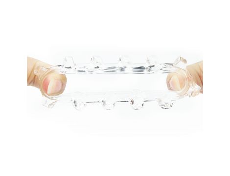 Pierścień erekcyjny Power Plus Lovetoy TPE transparentny 4.5 cm - 6