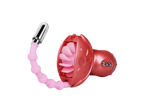 Stymulator łechtaczki Baile Rolling Fun giętki 12 wibracji 6 rotacji - 2